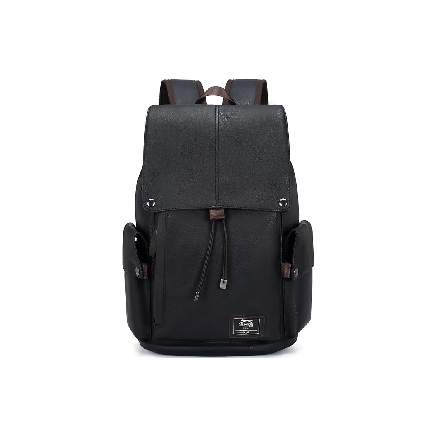 Slazenger Рюкзак из ПВХ мягкой кожи унисекс стильный черный