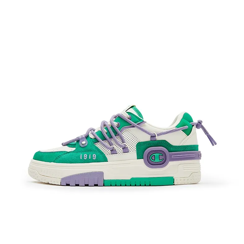 Champion Bumper V1 Наушники Trainer Low Топ Скейтборд Кроссовки Мужские Зеленые