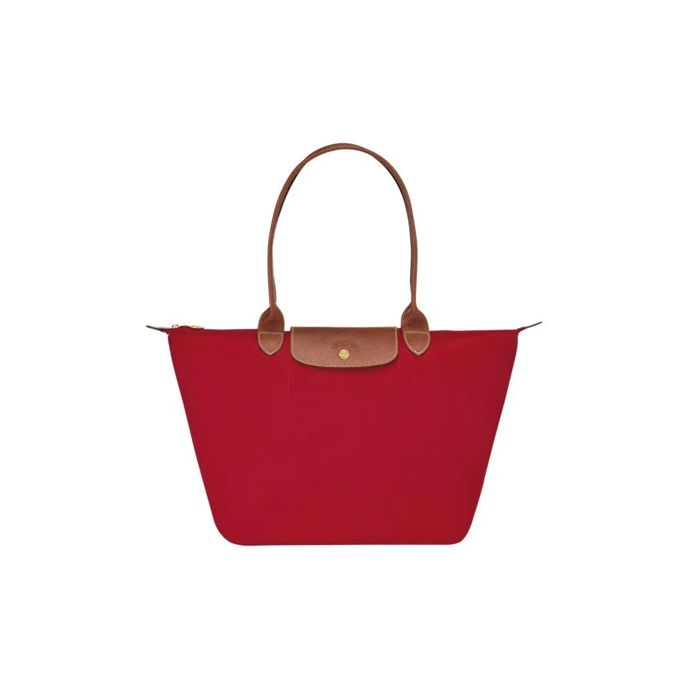 LONGCHAMP Le Pliage Fabric Portable Tote Dumpling Bag Tubas Women's Red