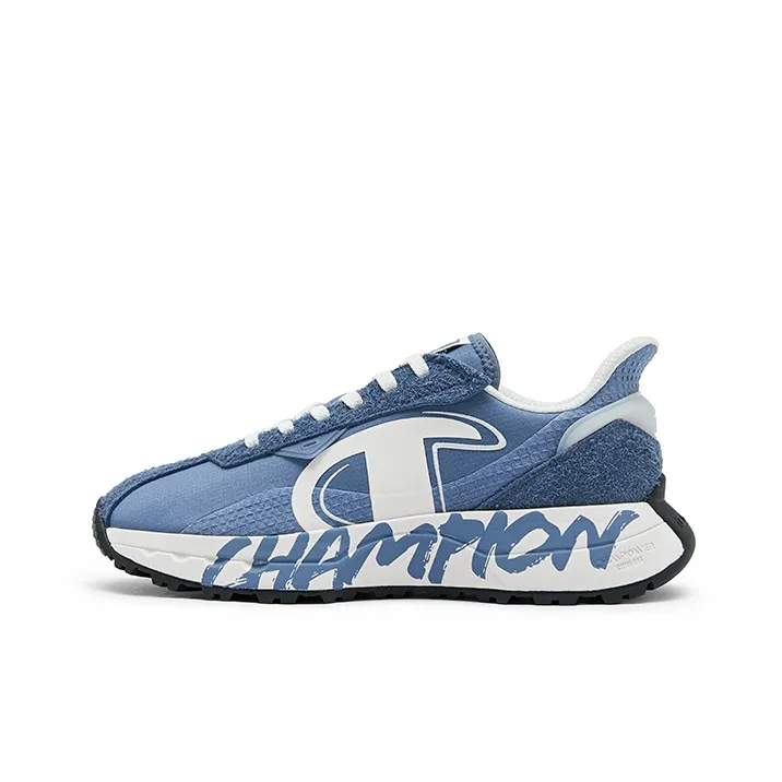 Champion Slip-Resistant Low-Top Беговые кроссовки Мужские Blue