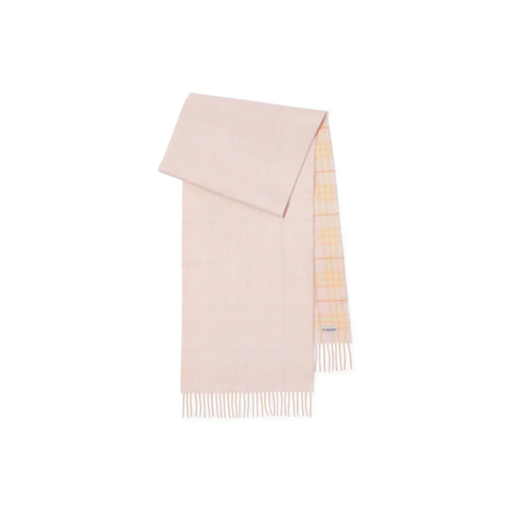 Burberry Вязаные Шарфы Унисекс Розовый