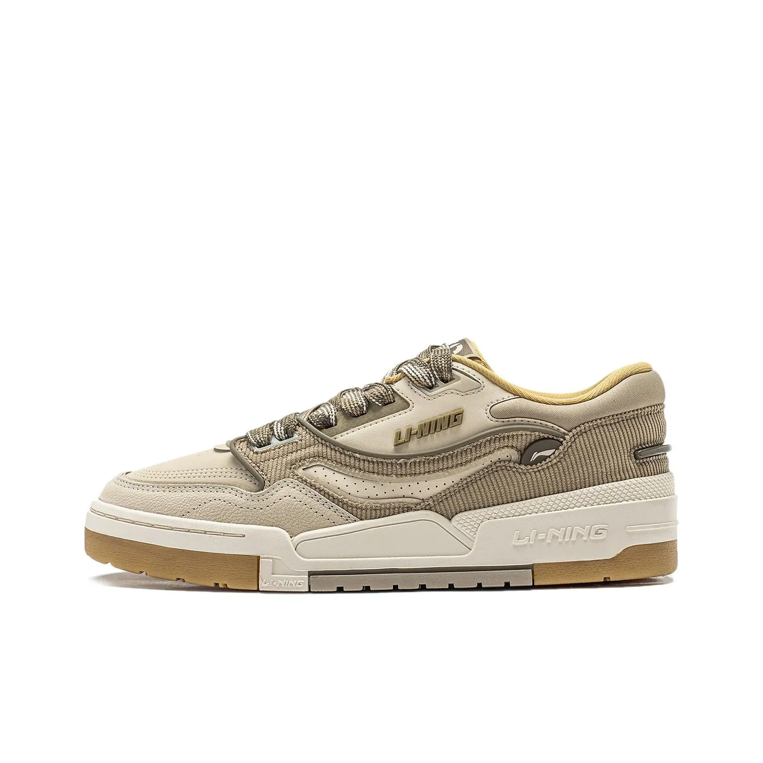 LINING 001 BTC Skateboard Shoes Men's Low Top Earth Tone