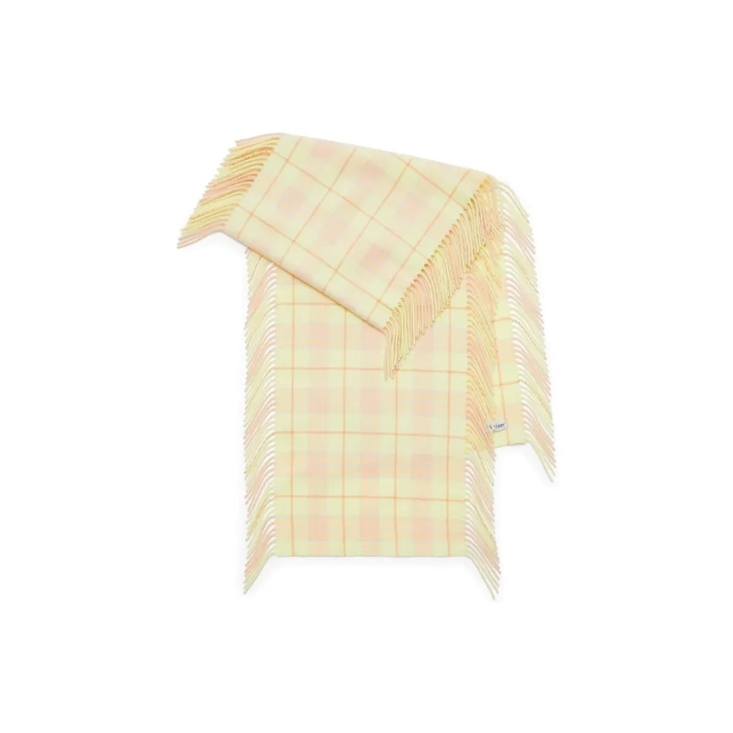 Burberry Вязаные Шарфы Унисекс Желтый