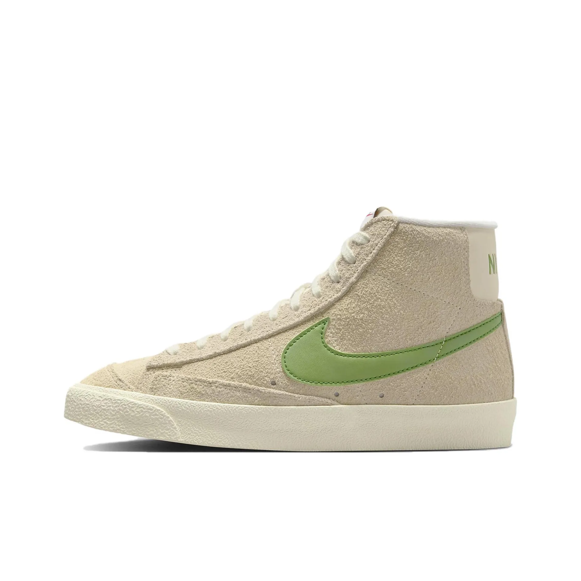 Nike Blazer '77 Abrasion Resistant MID Топ Скейтборд Кроссовки Женские Светло-коричневый Зеленый