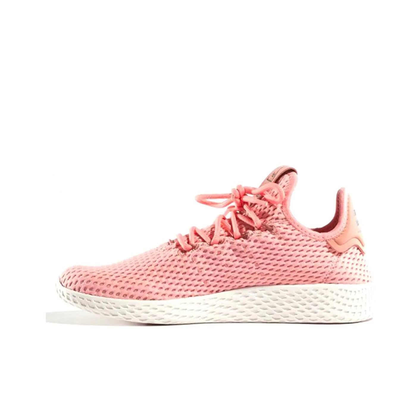 Pharrell Williams x Adidas Originals Tennis Hu Tactile Розовый Низкий Топ Кроссовки для Тениса Унисекс Розовый