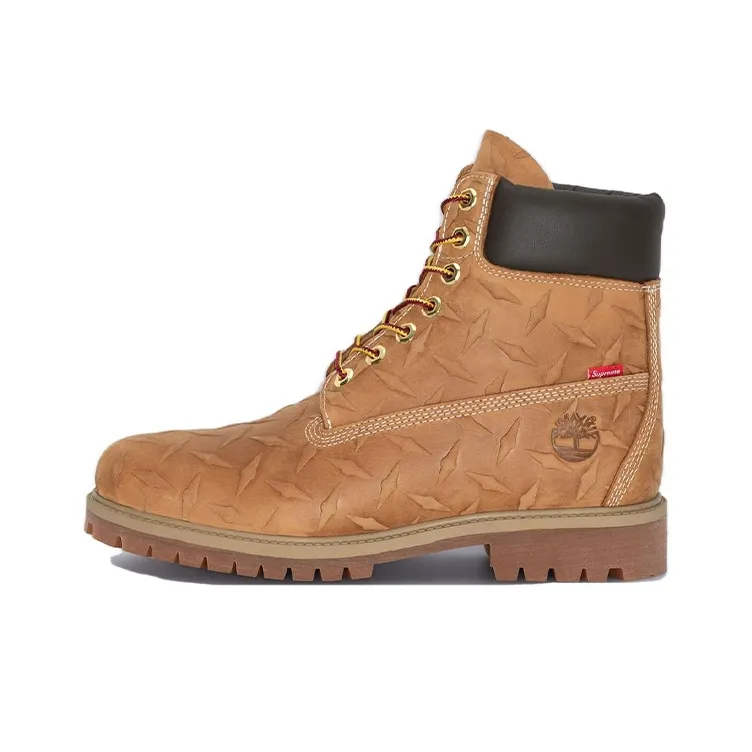 Timberland 6" Premium Waterproof Boot Supreme Diamond Plate Wheat