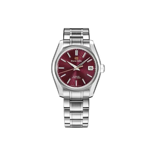 GRAND SEIKO Автоматический/Ручной Механический Movement Мужские Часы 40mm*12,86mm Красный