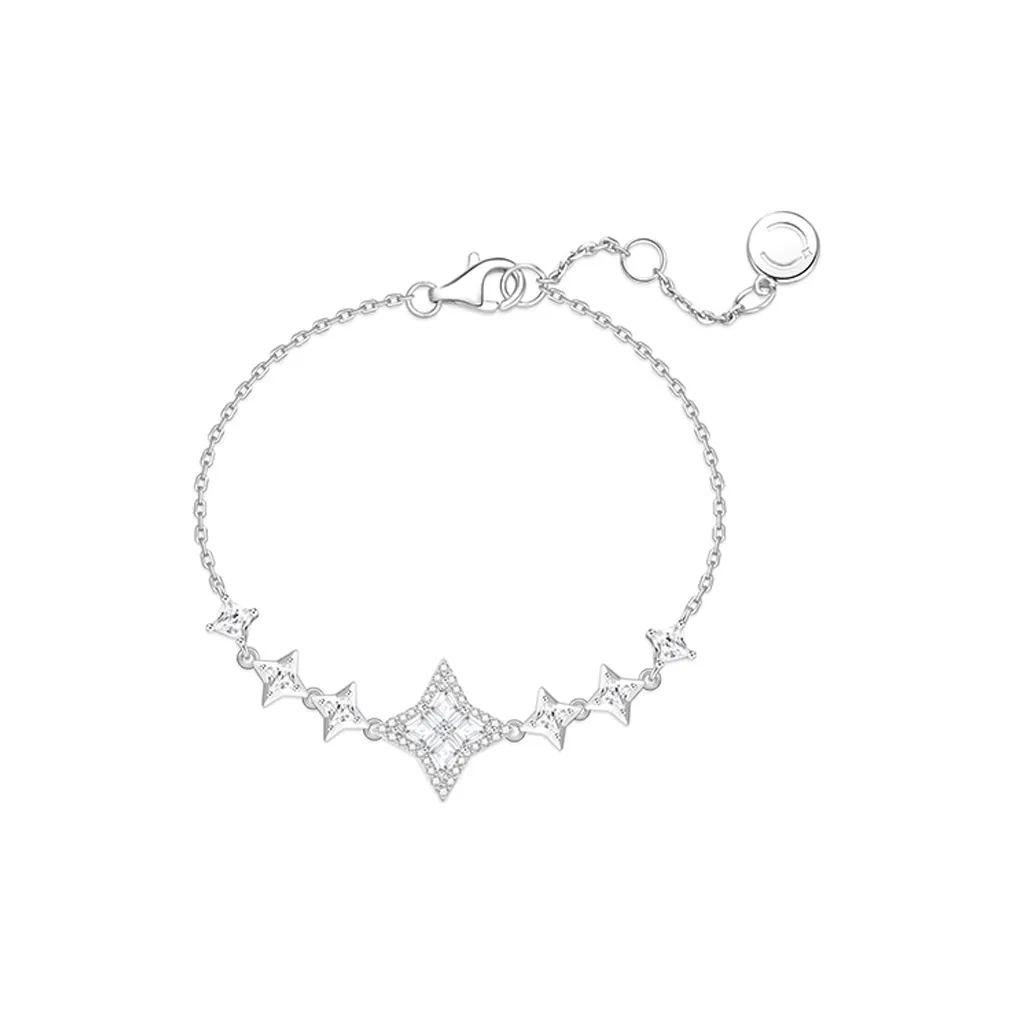 FANCI Light Series Inlaid Gemstone 925 Sterling Silver Accessories Women's