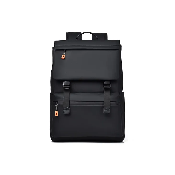 MashaLanti Nylon Fabric 15.4 Inch Computer Backpack For Middle And High School Extra Large Men's Black