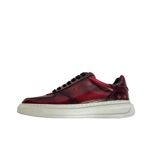 MASCAL Кроссовки для скейтбординга Low Top Бургундский Мужские