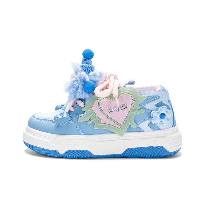 KARLIE KELLER Low Top Skateboard Shoes Women's Moon Blue