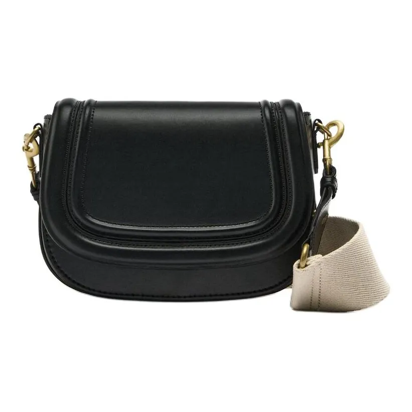 ZARA PU Shoulder Bag Handbag Shoulder Bag Crossbody Bag Small Size Women's Black