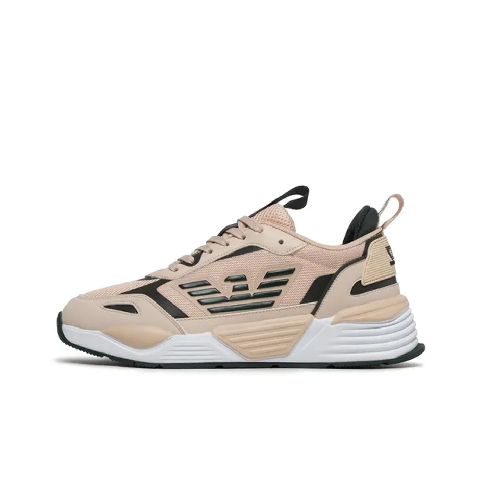 EMPORIO ARMANI EA7 Low Top Casual Shoes Unisex Apricot Green