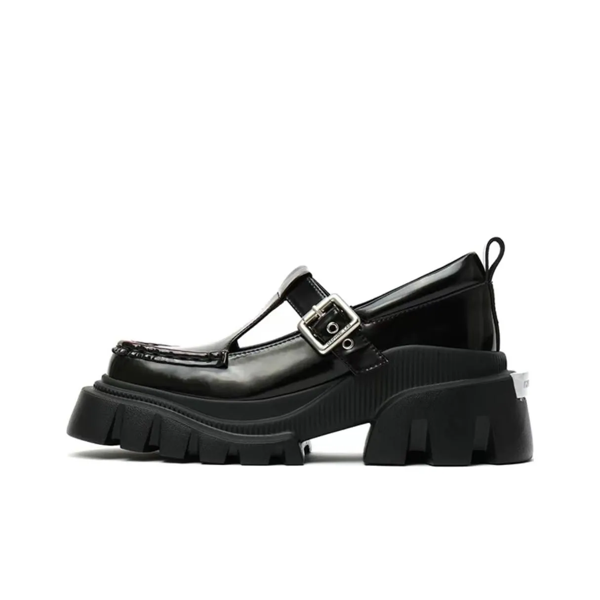 DAPHNE LAB Candy Series Грубый каблук Туфли Мэри Джейн Женские Черный