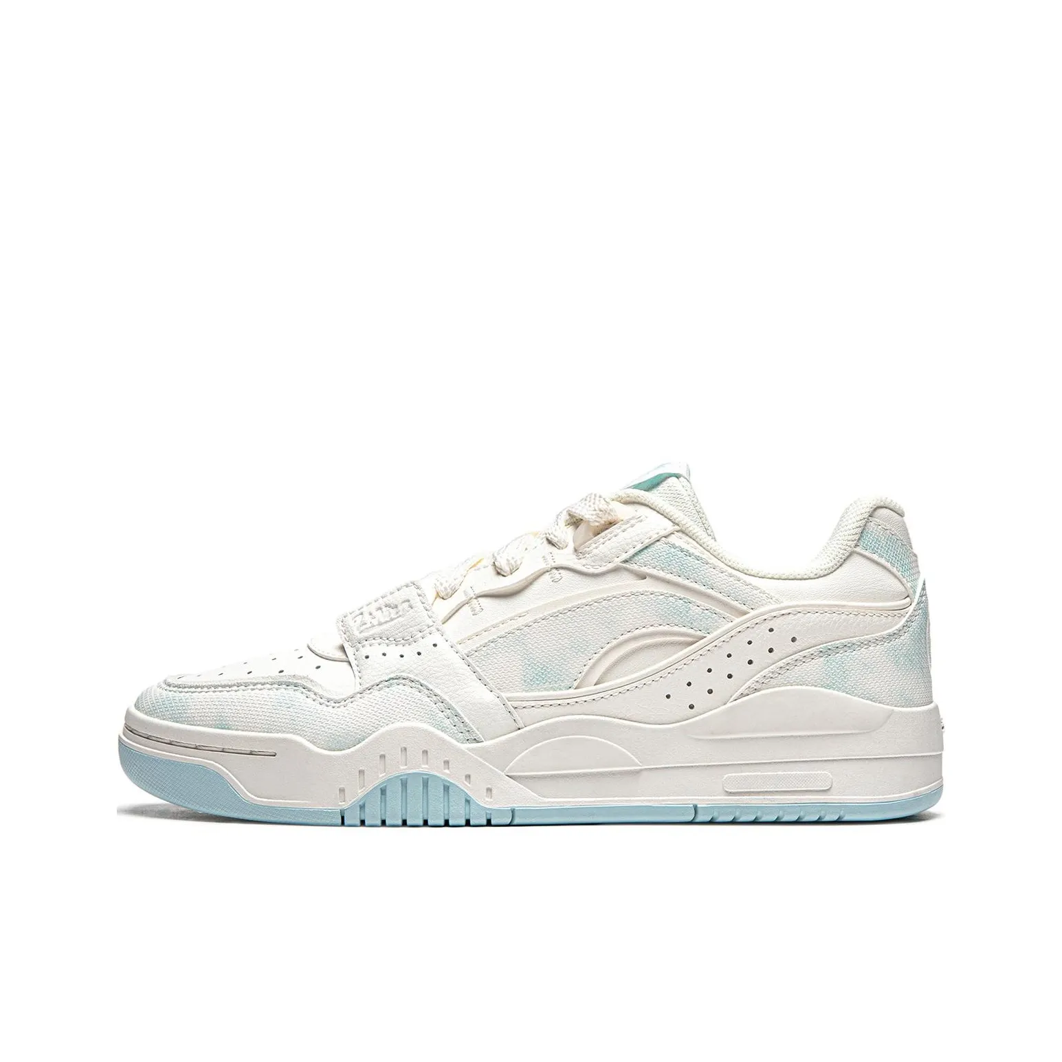 LiNing Yuebai Cushioning, Wear Resistant Low Top Skateboard Shoes Women's Mist White