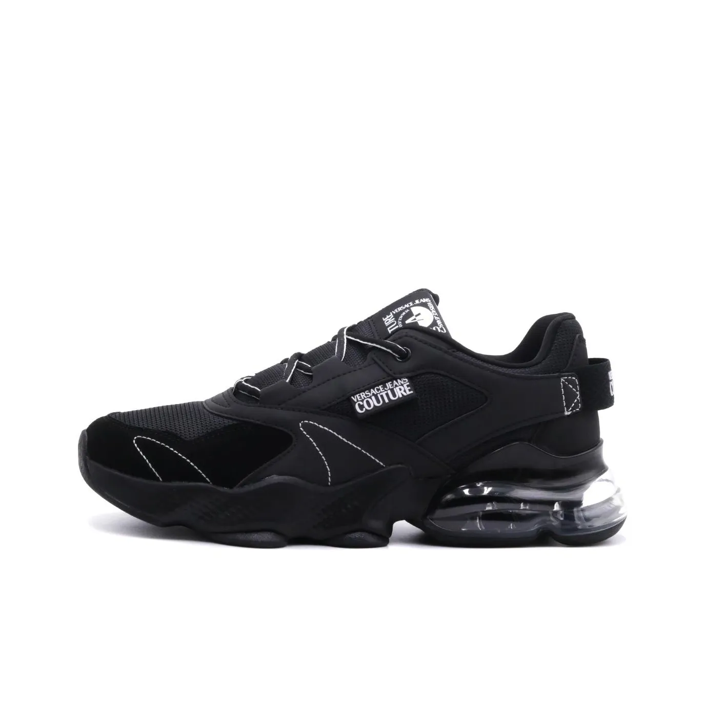 VERSACE JEANS Low Top Casual Shoes Men's Black
