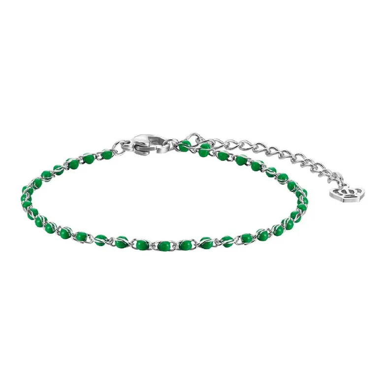 TIANWANG The WAY OF The Пять элементов Зеленый Wood Элемент Регулируемый Браслет с Холодной Эмаллю Унисекс