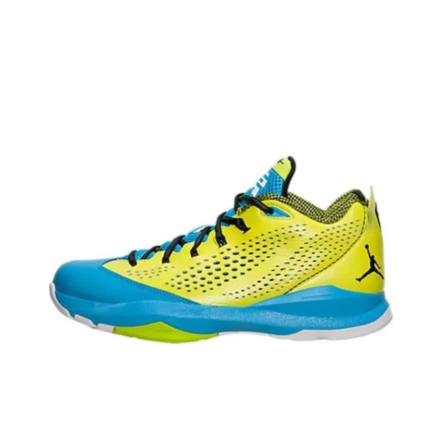 Jordan CP3 7 Амортизаторы Slip-resistant Низкий Топ Повседневная обувь Мужская Синий