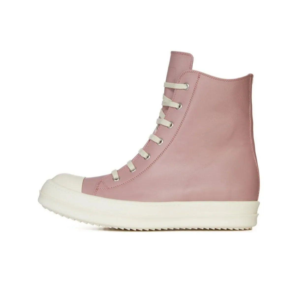 RICK OWENS Lace-up Leather Sneakers