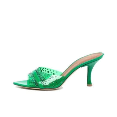 Malone Souliers Слипоны Зеленые Женские