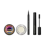 단색 아이섀도우 #GOLDEN SEDUCTRESS + 마스카 #블랙 + 아이라이너 #블랙