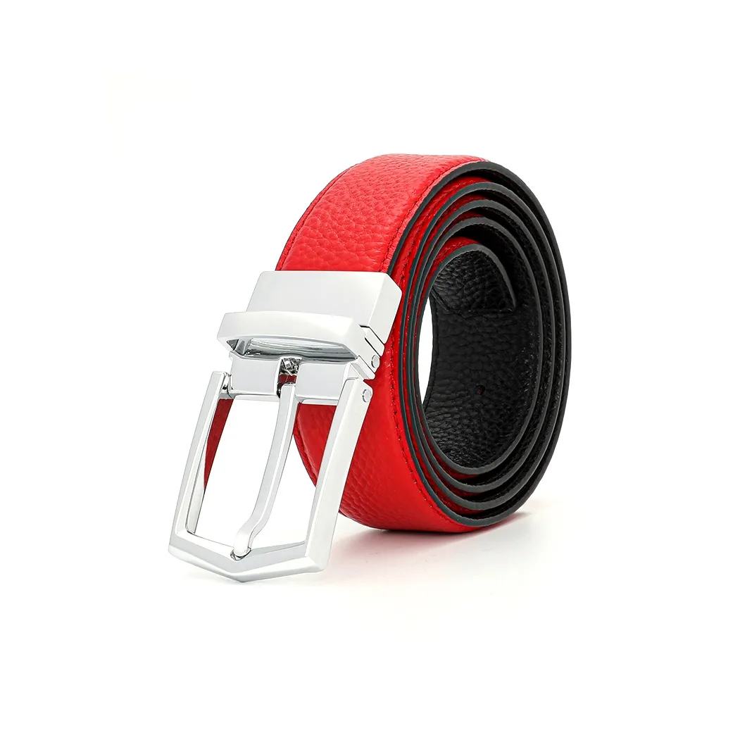 SHERIDAN Открытое дверное красное Fashion Business кожаные ремни мужские ширина 3,5 см