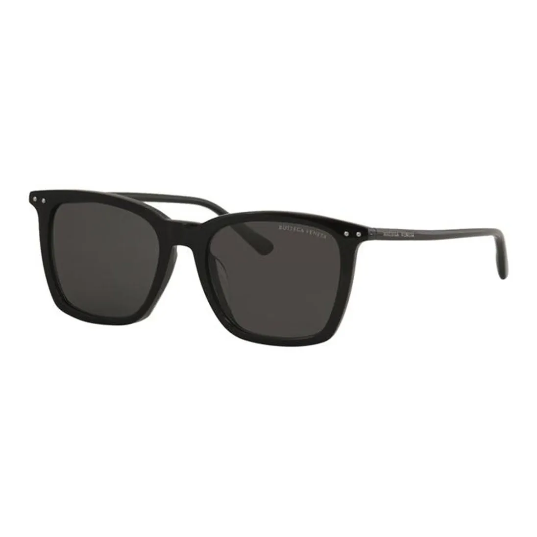 Bottega Veneta Irregular Shape Sunglasses Men's Black