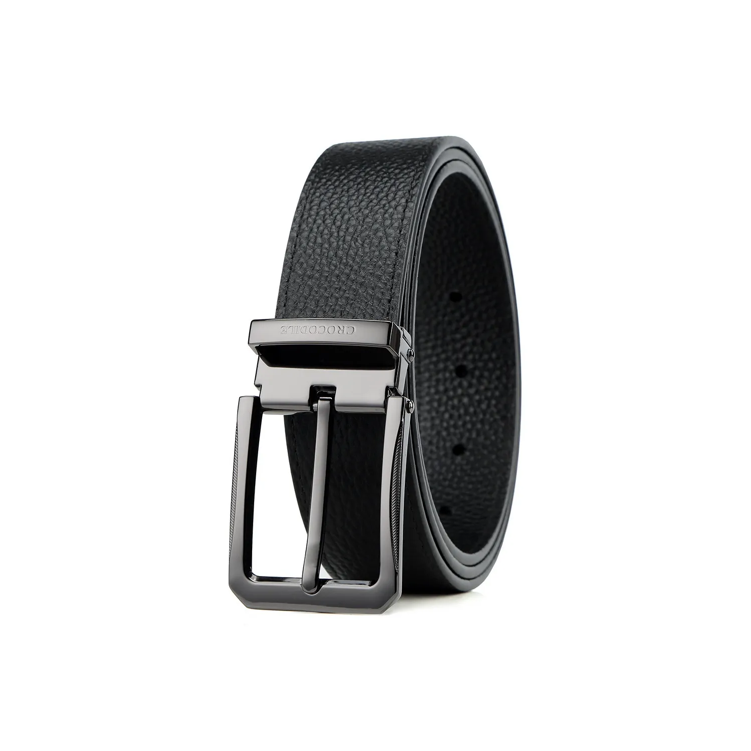 Крокодил застежка-липучка ремень брюки верх из коровьей кожи ремни мужской ширина 3,4 см