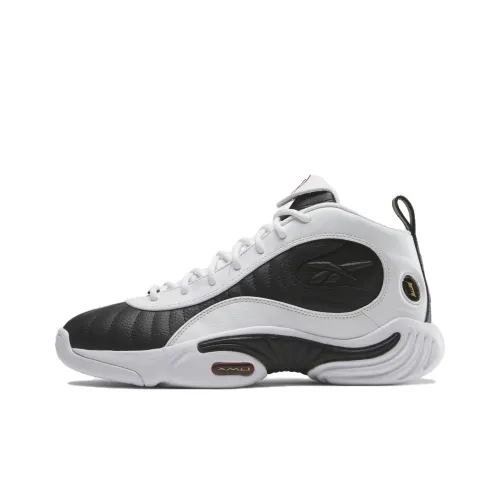 Reebok Answer Баскетбольные кроссовки Высокие Черно-белые Панда Мужские
