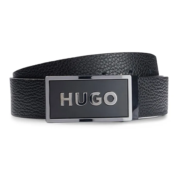 HUGO BOSS Logo buckle Reversible Belt