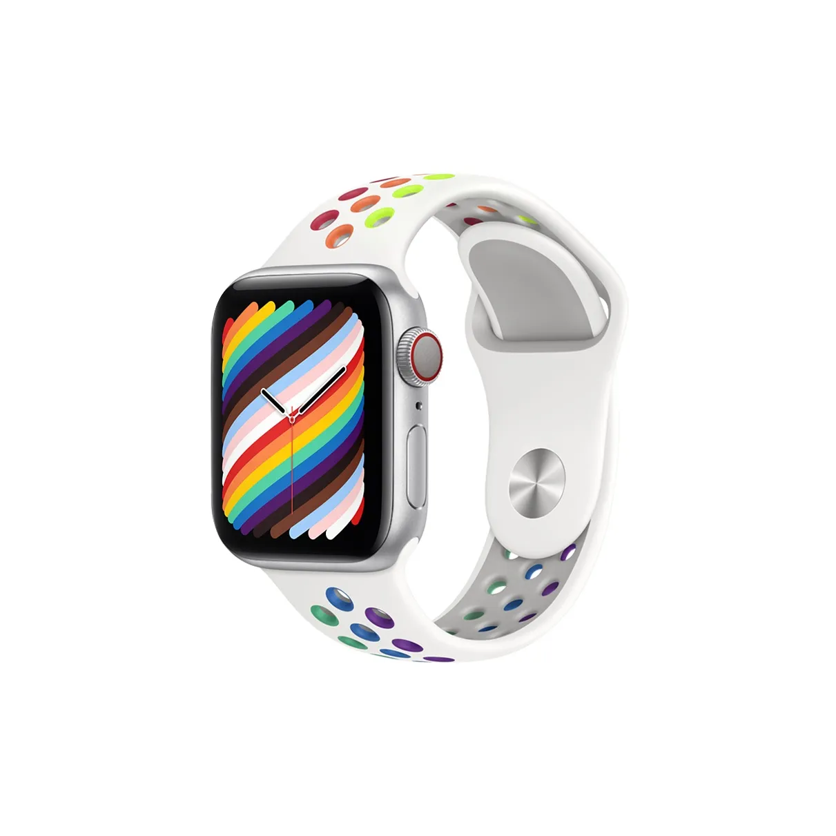 MILANQIAN M Q Ремешок Apple Совместимость Силиконовый Материал 38 45 мм Циферблат Часов Все