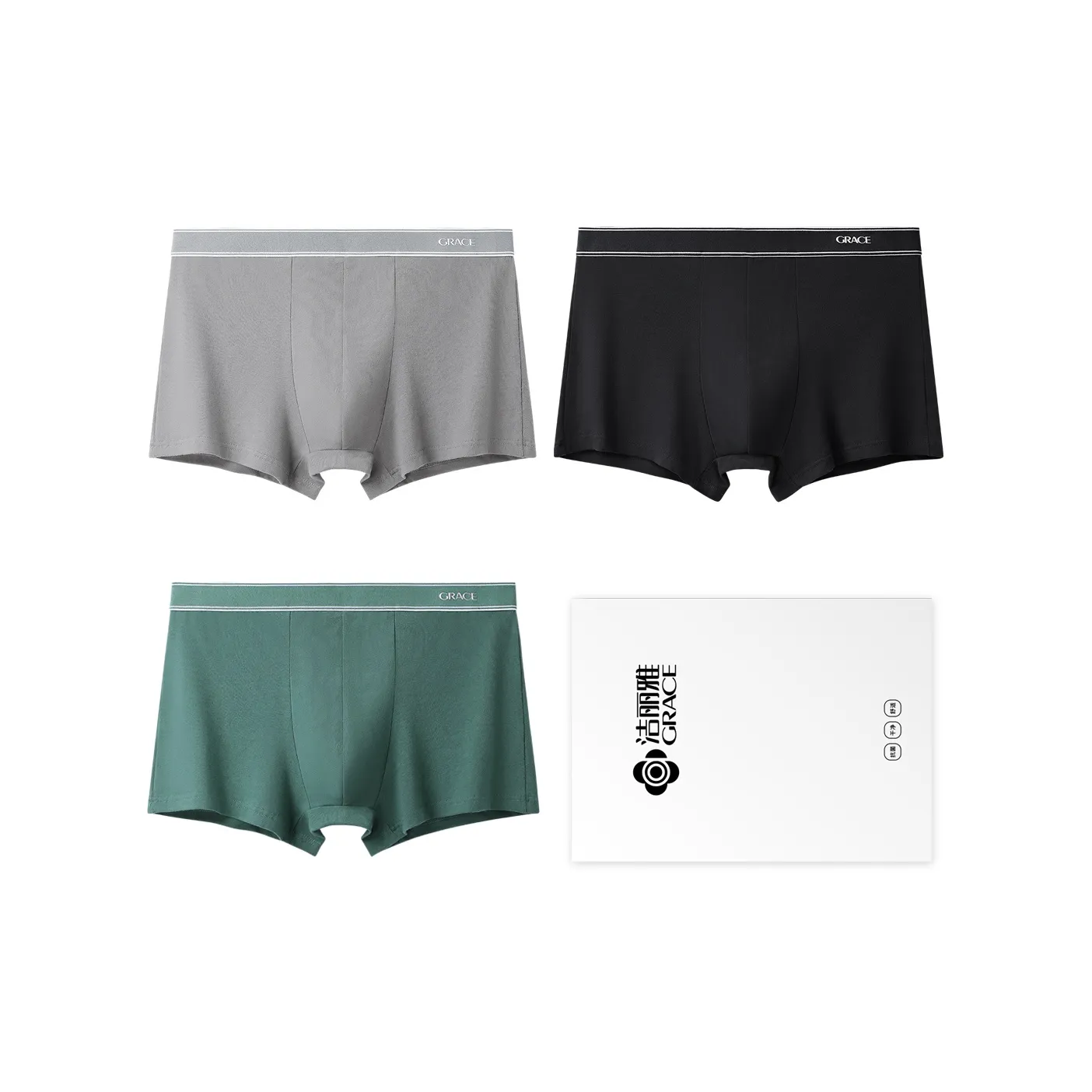 GRACE Men's Boxer Briefs