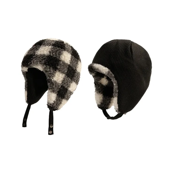 EQUIPMENTELEGANT Шерпа Шапка-ушанка Унисекс