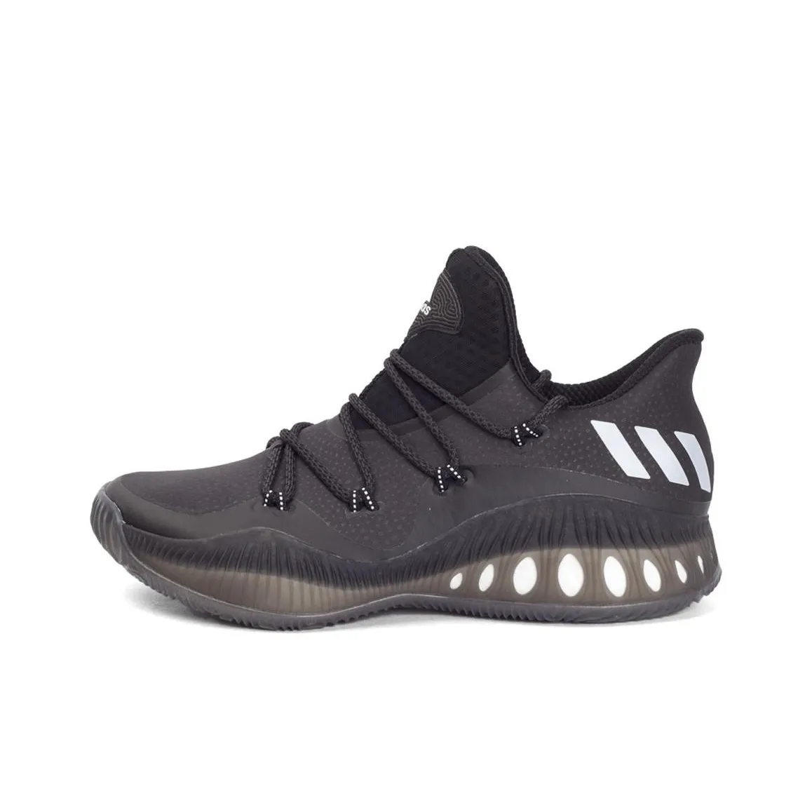 Adidas Crazy Explosive Slip-Resistant Abrasion-Resistant Lightweight Low-Top Basketball Shoes Men's Black Adidas Crazy Explosive противоскользящие устойчивые к истиранию легкие низкие кеды для баскетбола мужские черные