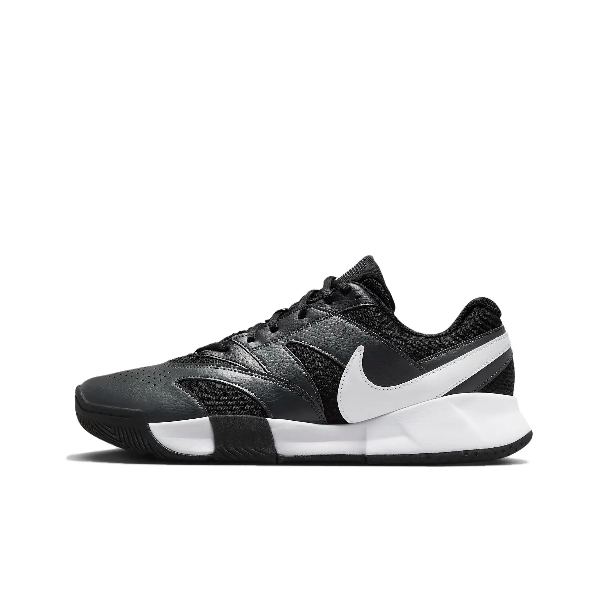 Nike Court Lite 4 Low Топ Кроссовки для тенниса Мужской Черный Белый