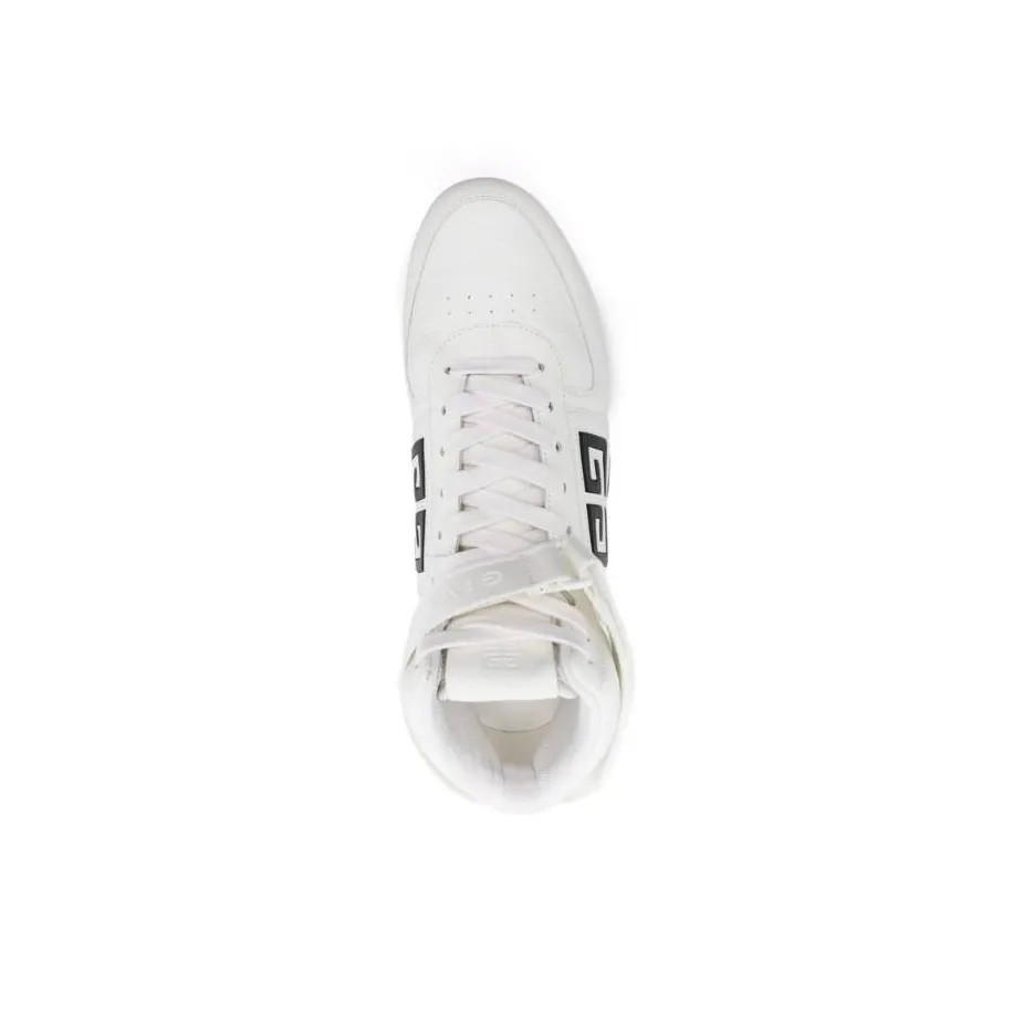 Givenchy High Top Skateboard Shoes Men's White