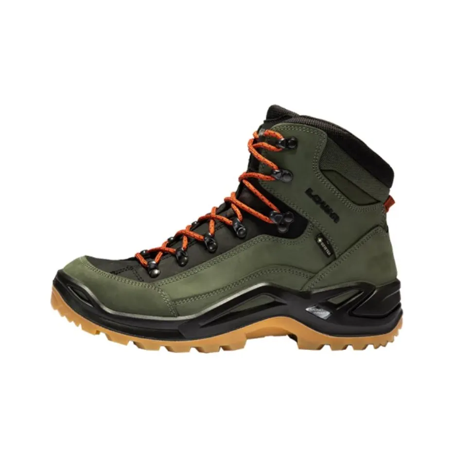 Lowa Renegade GTX Anti Slip Wear Resistant Outdoor Shoes Unisex Green