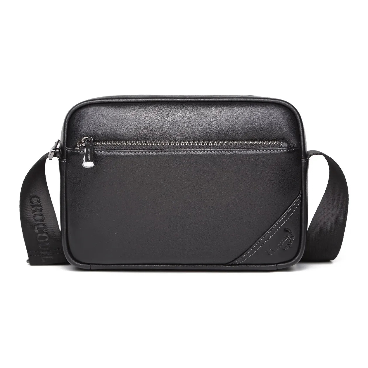 Crocodile Shoulder Bags Black