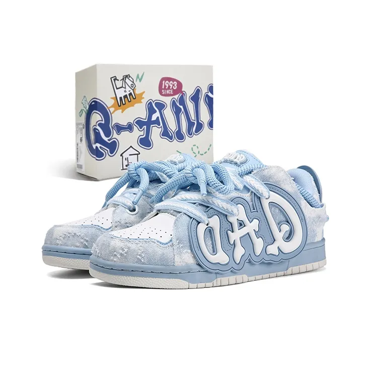Q AND Skateboarding Shoes Unisex Swag
