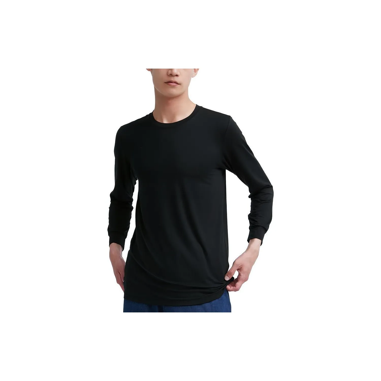 UNIQLO Термический топ мужской Peaceful черный