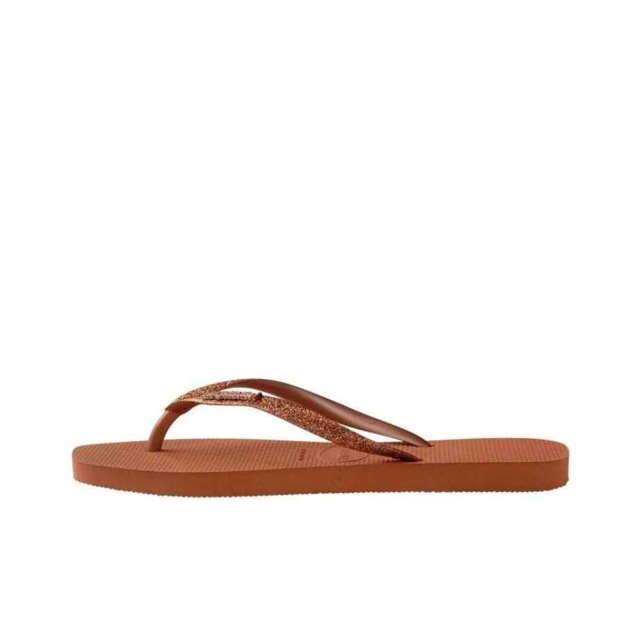 Havaianas Abrasion Resistant Flip Flops Women's Brown