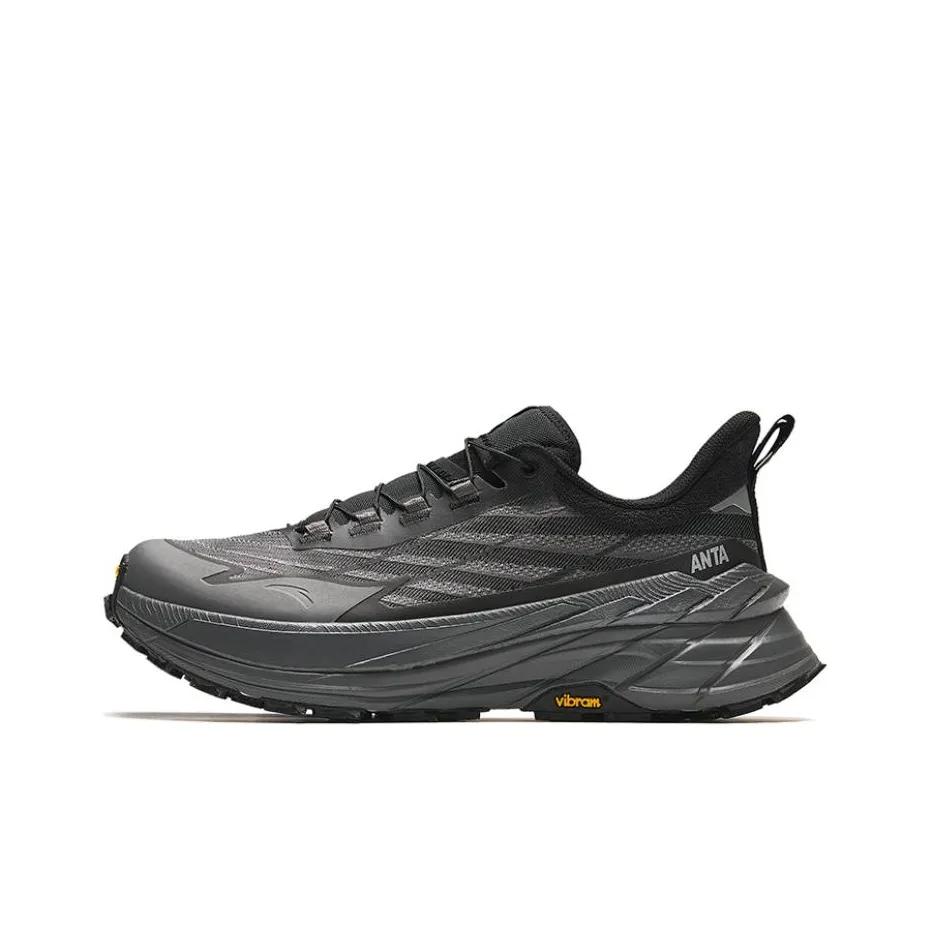 ANTA Running Collection Running Shoes FM5EDL Men Low Top Black/Volcanic Gray