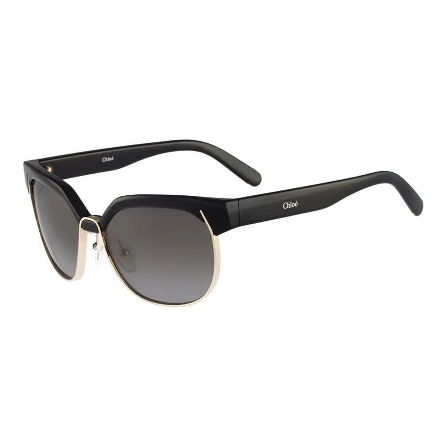 Chloe Plastic Butterfly Sunglasses Women's Black