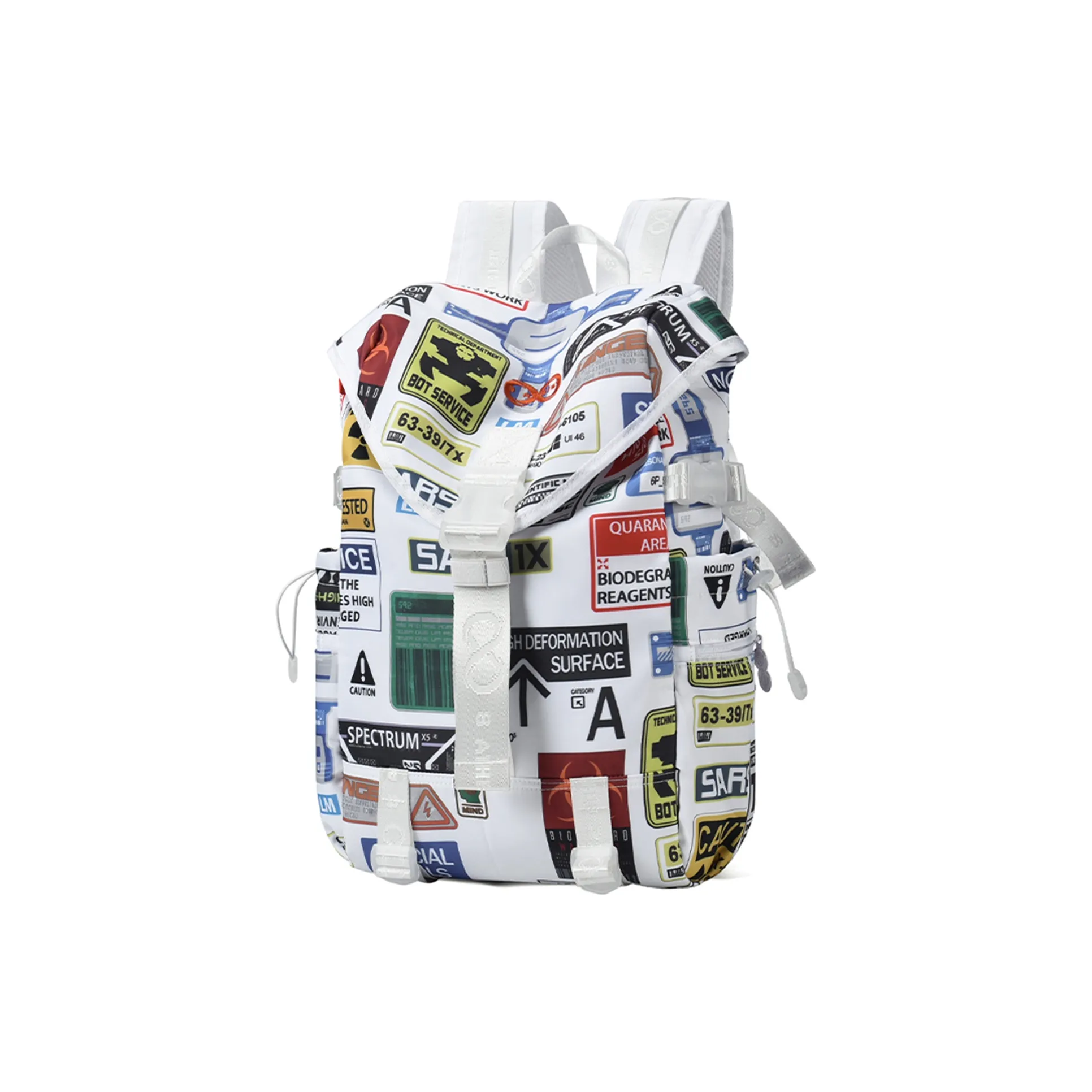 8atheist Полиэстер Рюкзак Ноутбук Сумка Стандартная Унисекс Белый