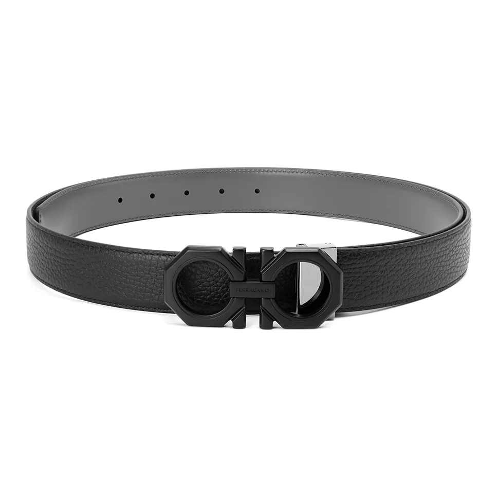 Ferragamo Logo-buckle Leather Belt