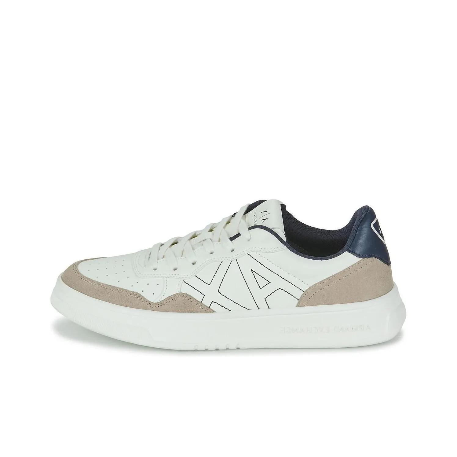 ARMANI EXCHANGEAE Low Top Skateboard Shoes Men's White