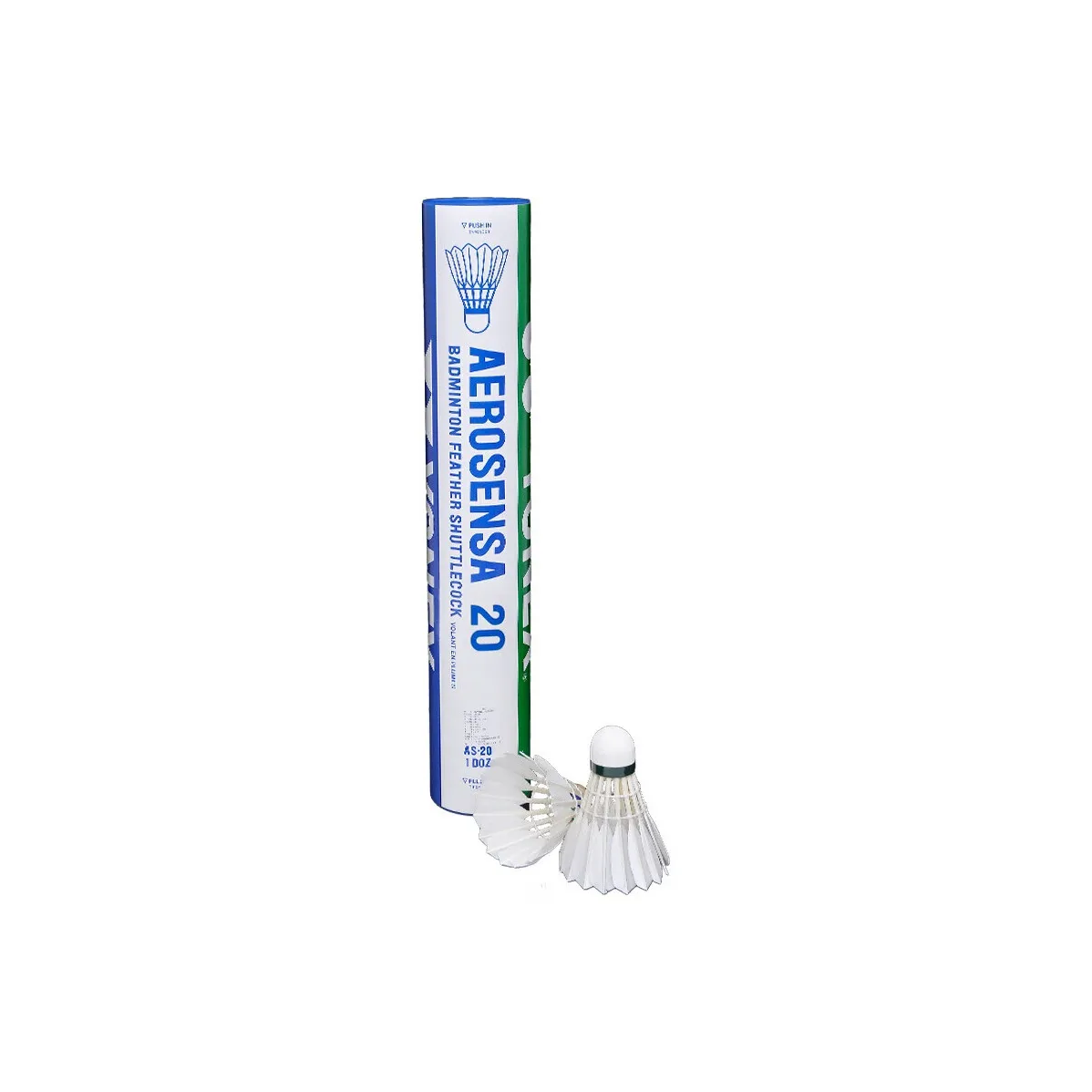 YONEX Goose Feather Shuttlecock 12 Pack Goose Feather Everyday Shuttlecocks