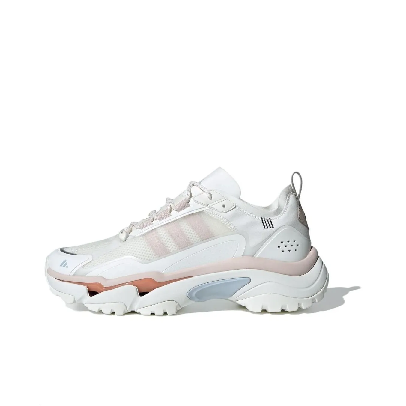 Adidas Citywowlk MT Cushioning Slip Resistant And Abrasion Resistant Low Top Running Shoes Unisex White Pink