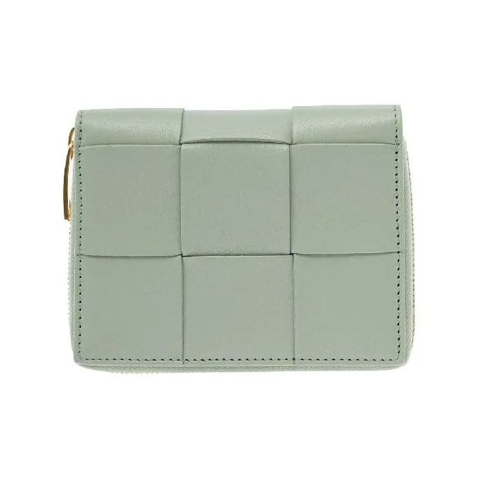 Bottega Veneta Lambskin Wallet Women's Green