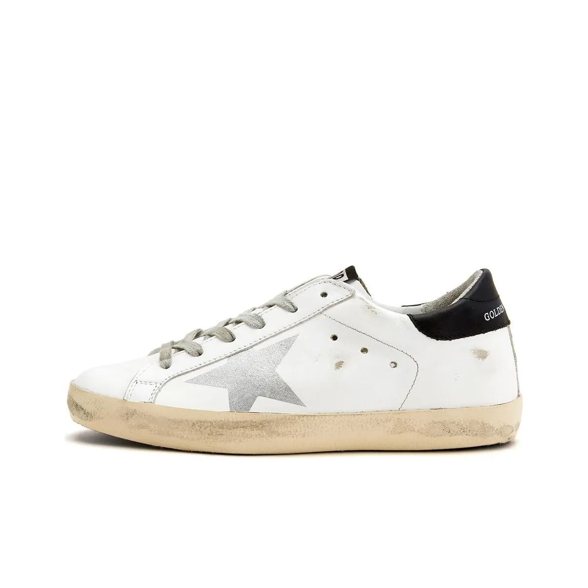Golden Goose Super Star Stylish Skateboarding Shoes Women's White Gray